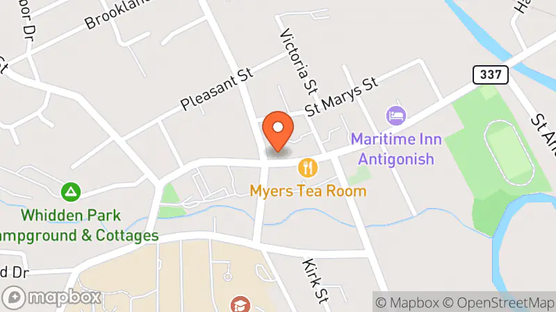 Map showing location of Happenstance Ltd.