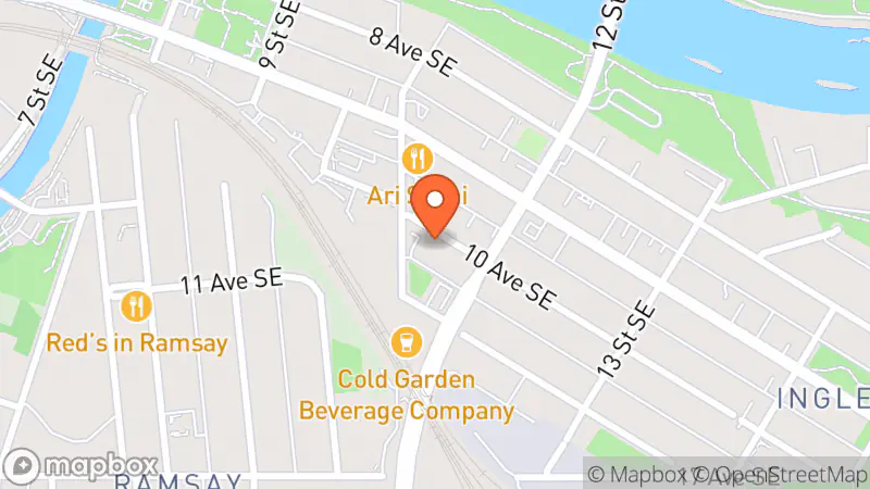 Map showing location of Haunted Objects
