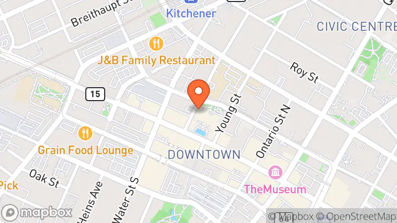 Map showing location of Hennys Handmade Market