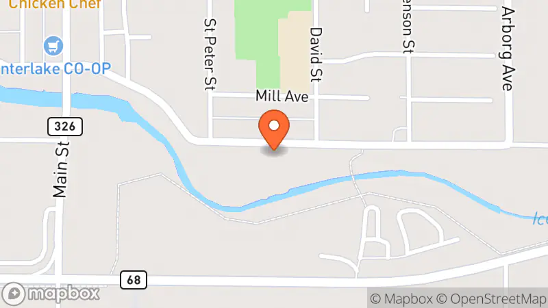 Map showing location of HL Ministries Inc (Thrift Store)
