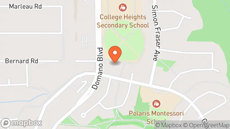 Map showing location of Hospice Thrift Shop