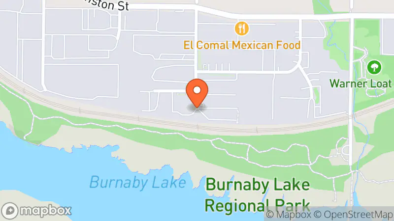 Map showing location of HW Furniture Flip Vancouver