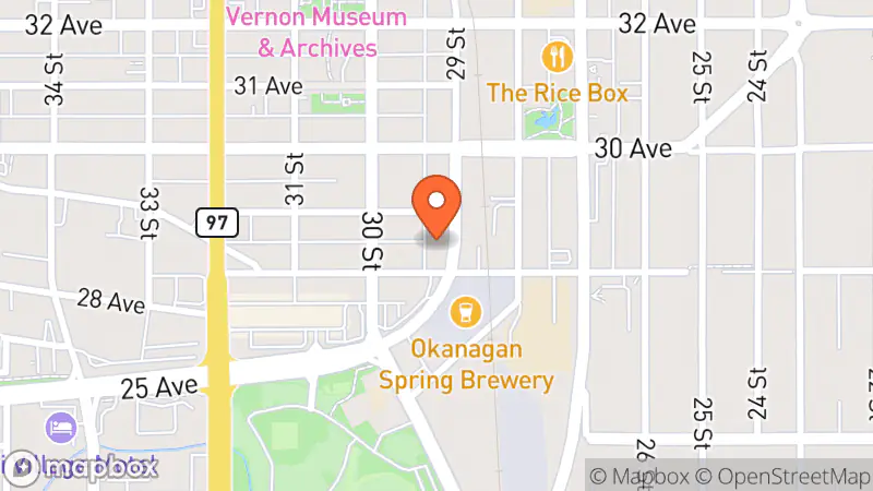 Map showing location of Inspire Consignment Boutique