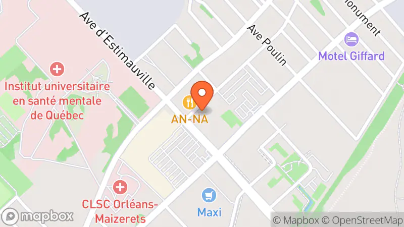 Map showing location of Instant Comptant