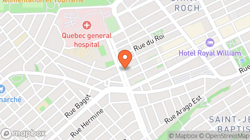 Map showing location of Instant Comptant