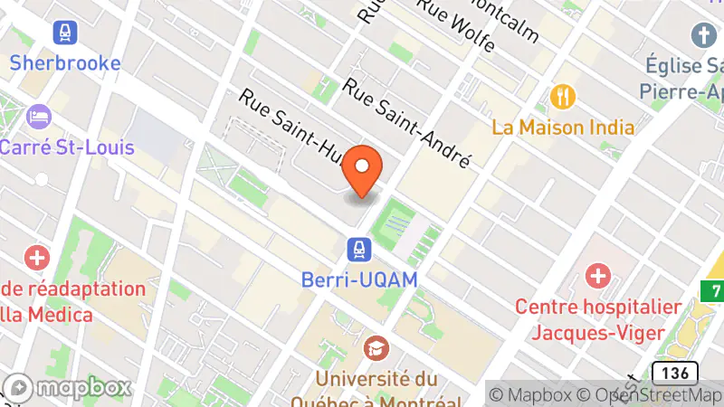 Map showing location of Intemporelle Collectif Vintage