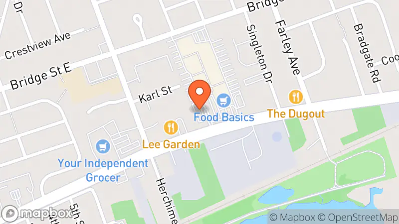 Map showing location of Itsy Bitsy Necessities