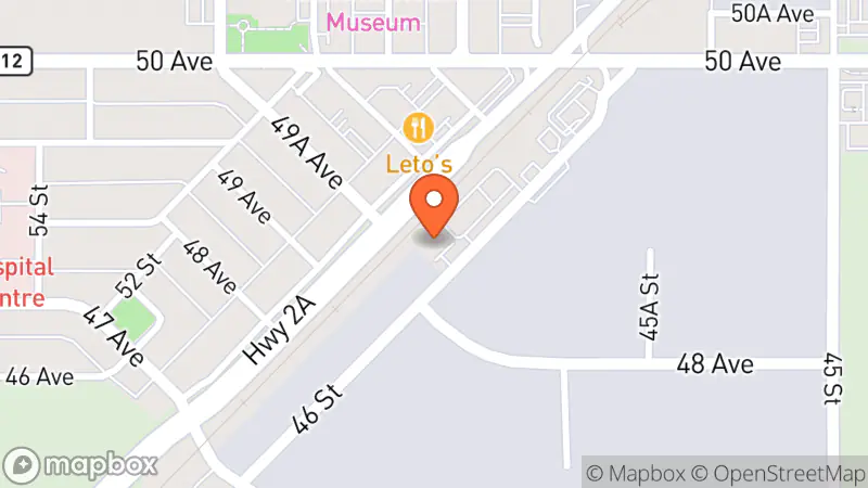 Map showing location of Jack and Jane