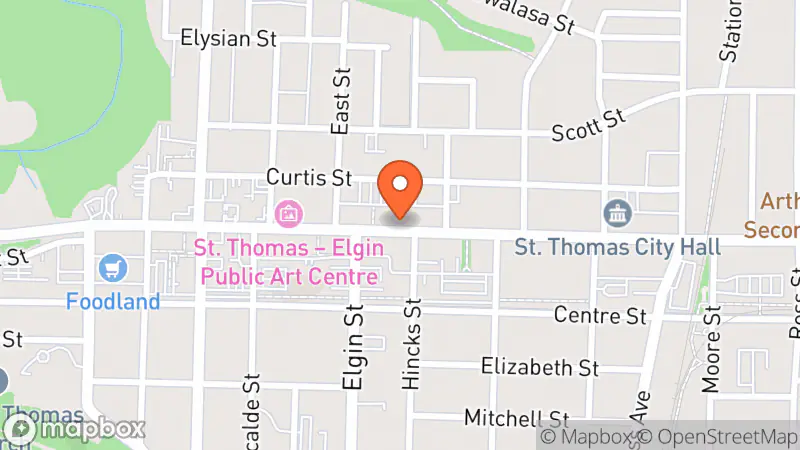 Map showing location of Jade Lemonade Thrift