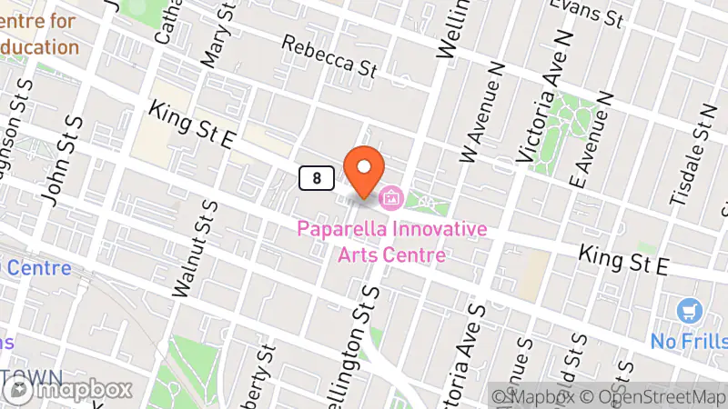 Map showing location of J.H. Gordon Books