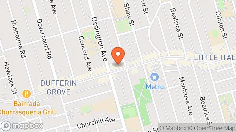 Map showing location of Jill and the Beanstalk