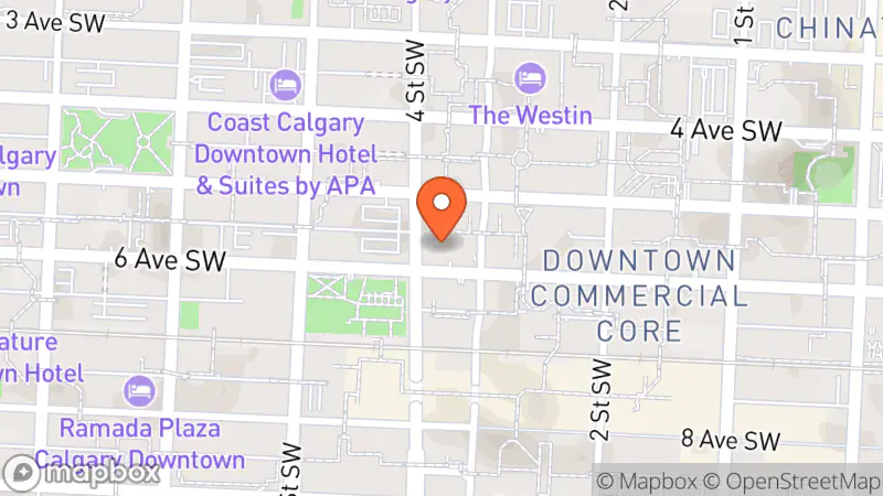 Map showing location of Kay's Thrift Store