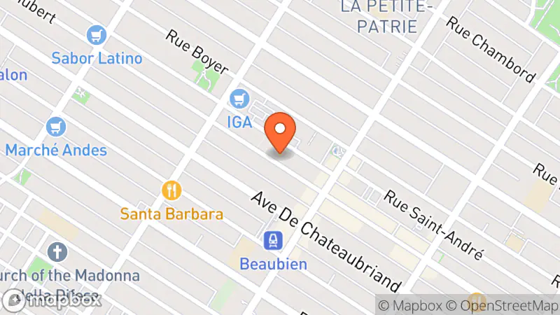 Map showing location of Kickzonpar.mtl