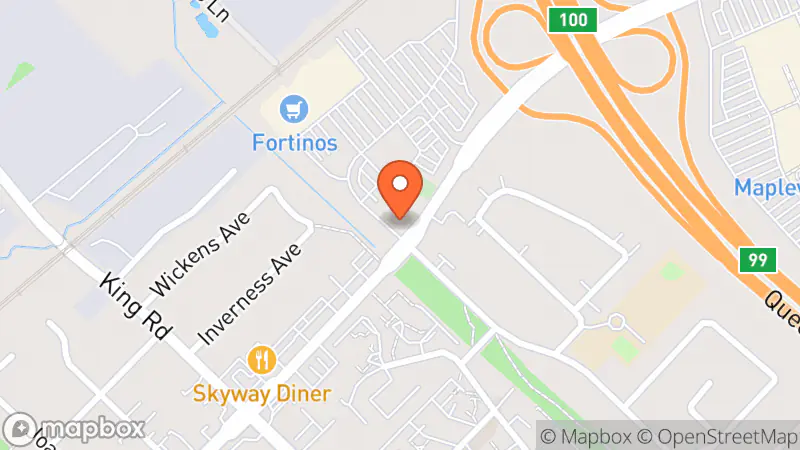 Map showing location of Kid to Kid Burlington