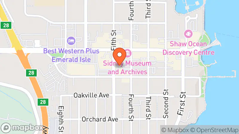 Map showing location of Kiddin' Around