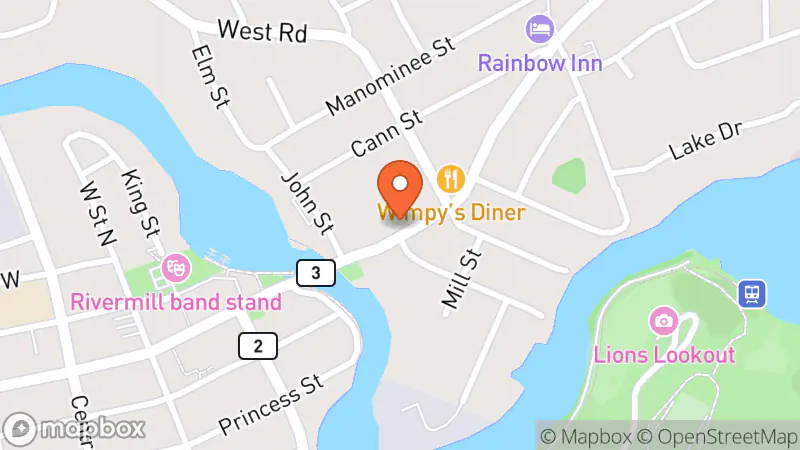 Map showing location of Kids Collective