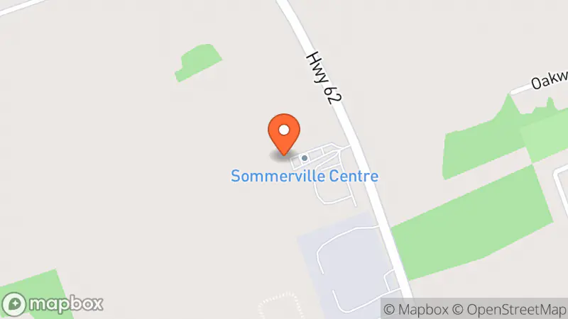 Map showing location of Kimberly's DeJa Vu Boutique