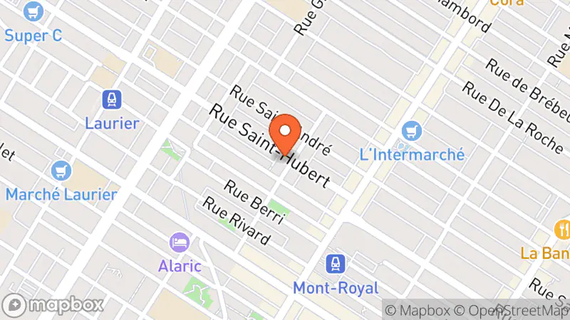 Map showing location of Kimono Vintage