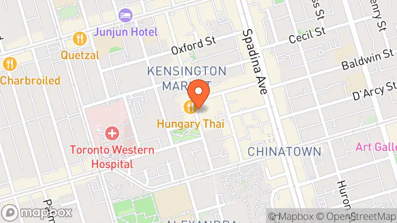Map showing location of King of Kensington