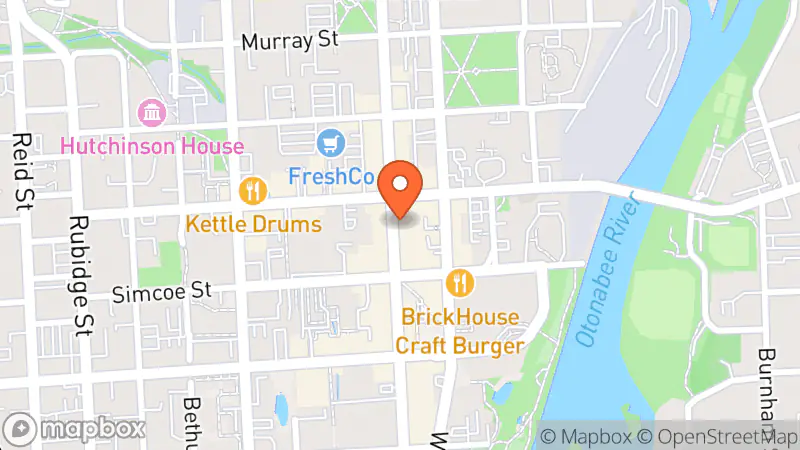 Map showing location of Knook & Cranny Vintage Boutique