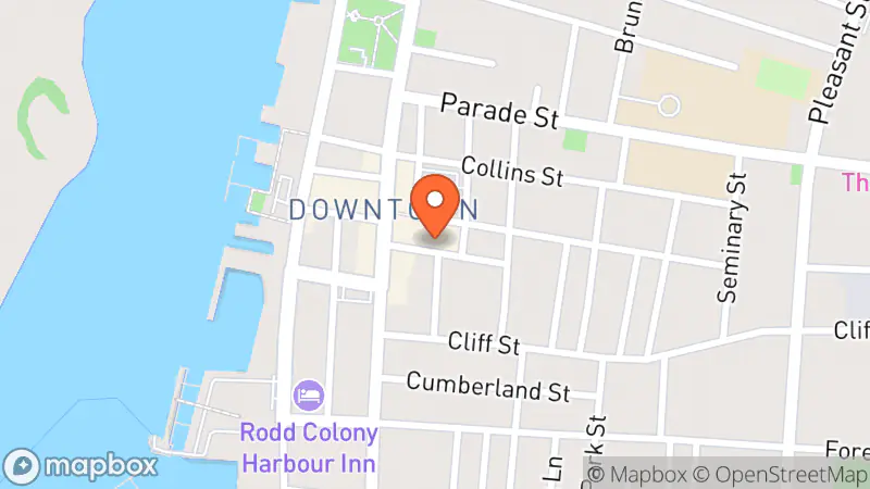 Map showing location of Lam's Used Book Store