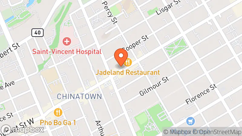 Map showing location of Last Unicorn Vintage