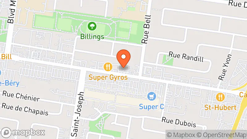 Map showing location of Le Bouquin D'occasion