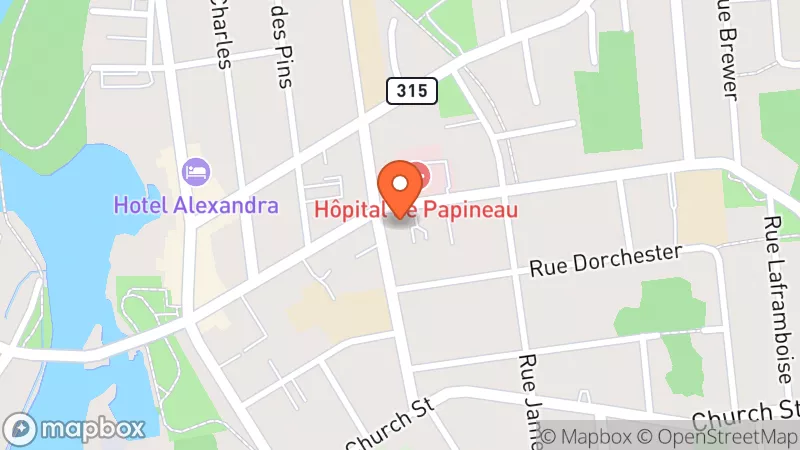 Map showing location of Le Grenier Magik