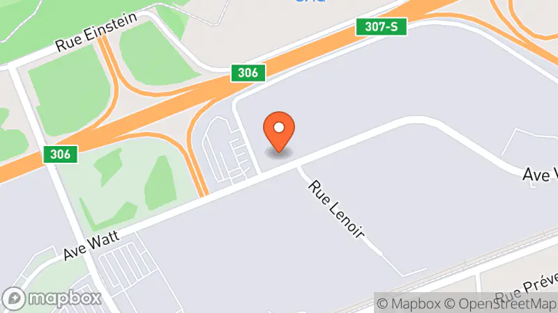 Map showing location of Le Grenier à Meubles