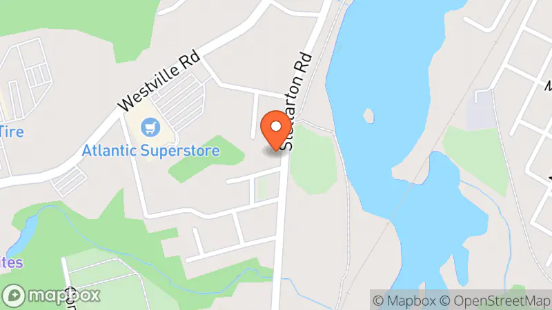 Map showing location of Lee's Frenchy's