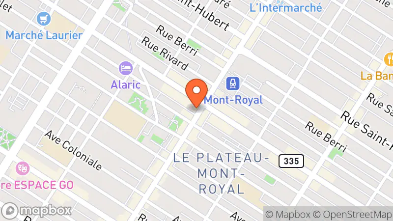 Map showing location of Les Folles Alliees