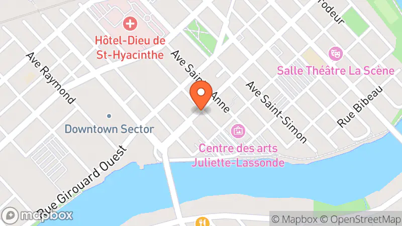 Map showing location of Les Trouvailles de l'Abbé Leclerc