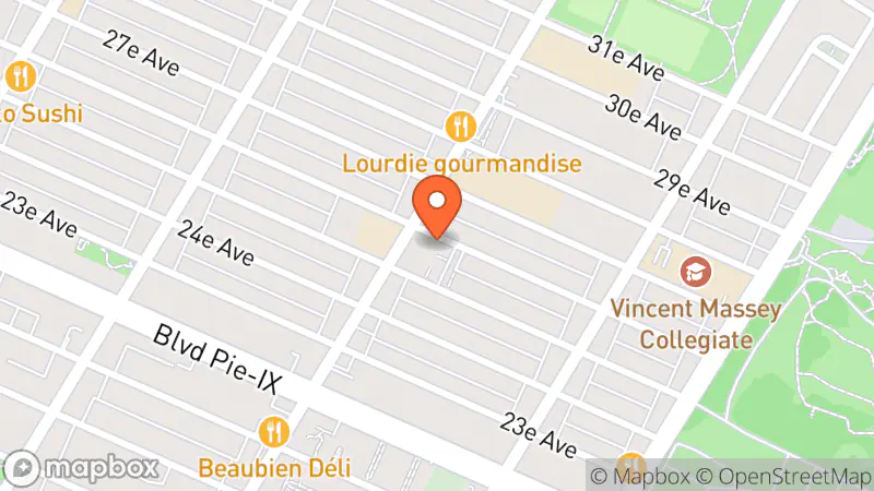 Map showing location of Les Trouvailles de St-Jean-Vianney
