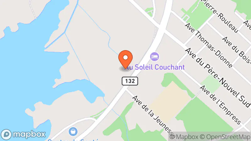 Map showing location of Les Trésors du Corsaire