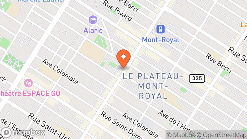 Map showing location of Librairie Le Port de tête