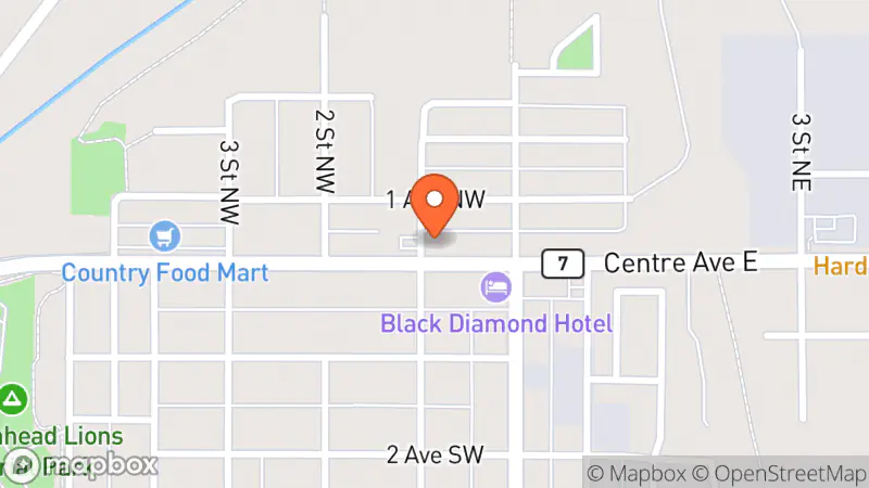 Map showing location of Little Black Dress Consignment Boutique