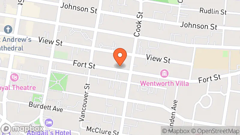 Map showing location of Luna Collective