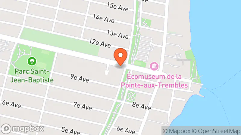 Map showing location of Magasin le Grenier d'Ozanam