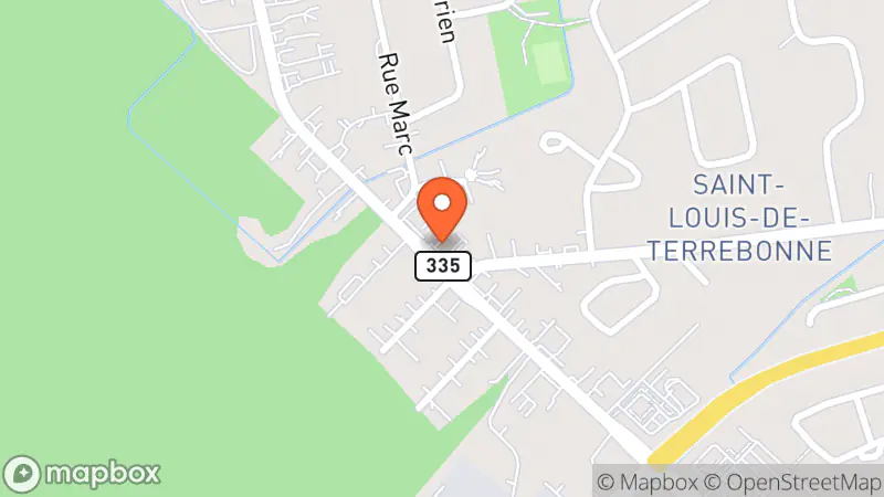 Map showing location of Maman & Bébé Friperie