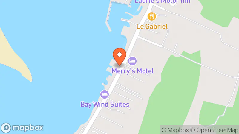 Map showing location of Marguerite boutique et provisions