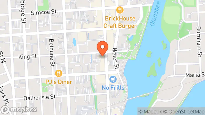 Map showing location of Mark Jokinen Books