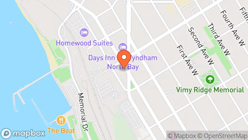 Map showing location of Marten Clan Arts & Consigment