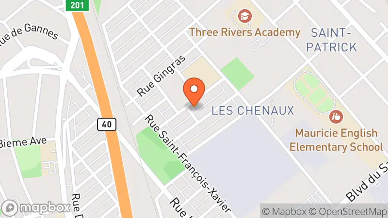 Map showing location of Maternaide