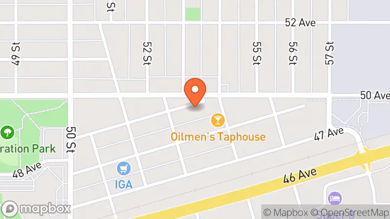 Map showing location of MCC Thrift Shop