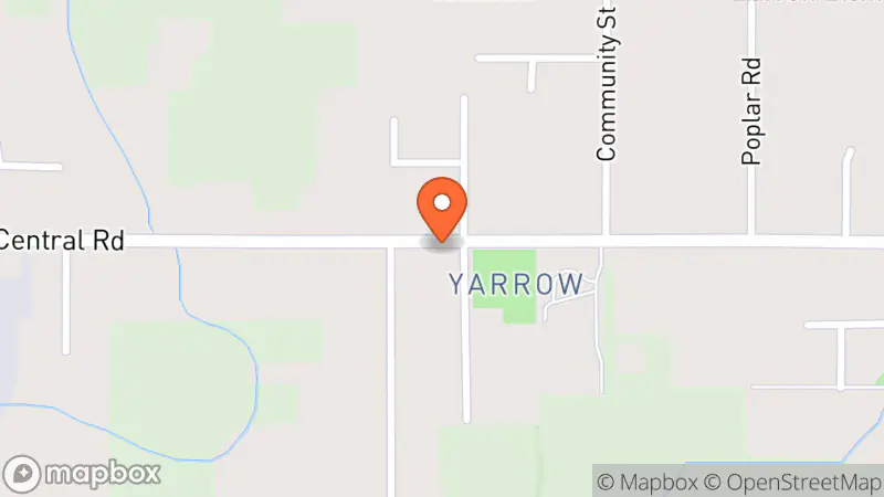 Map showing location of MCC Yarrow Thrift Shop