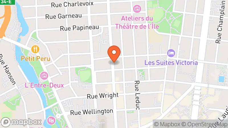 Map showing location of Memories Collective