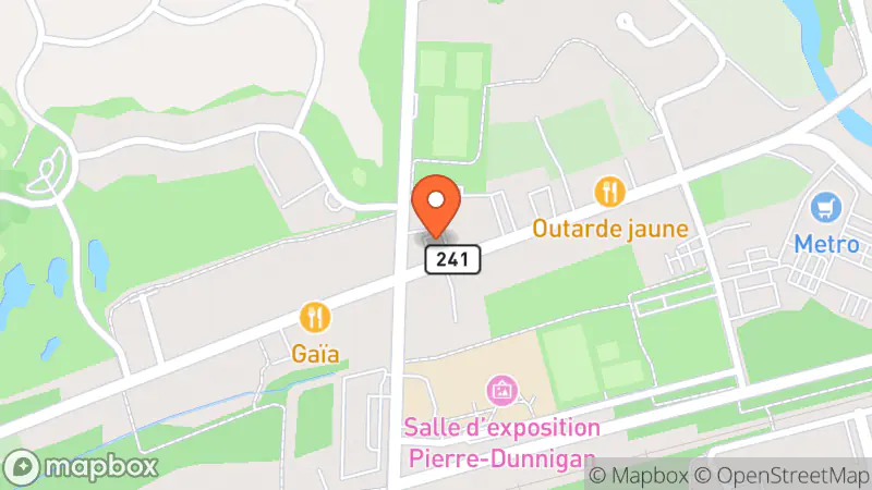 Map showing location of Minis & Mlle