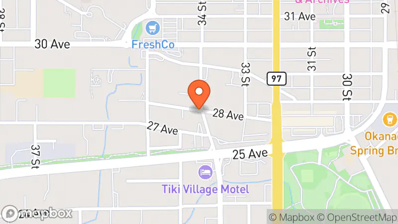 Map showing location of Mission Boutique