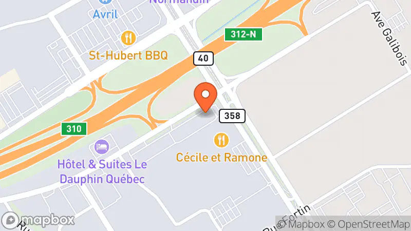 Map showing location of Mlle et Coco
