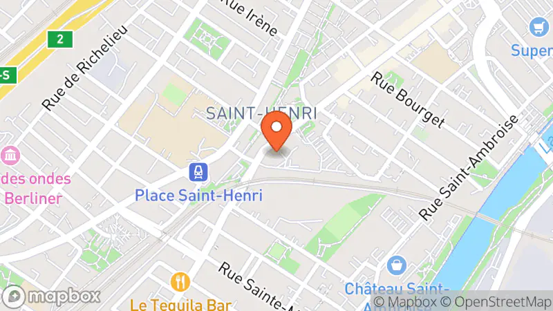 Map showing location of MODEKO friperie
